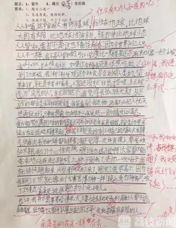 南京小学生佛系神作文走红:引发关于孩子教育